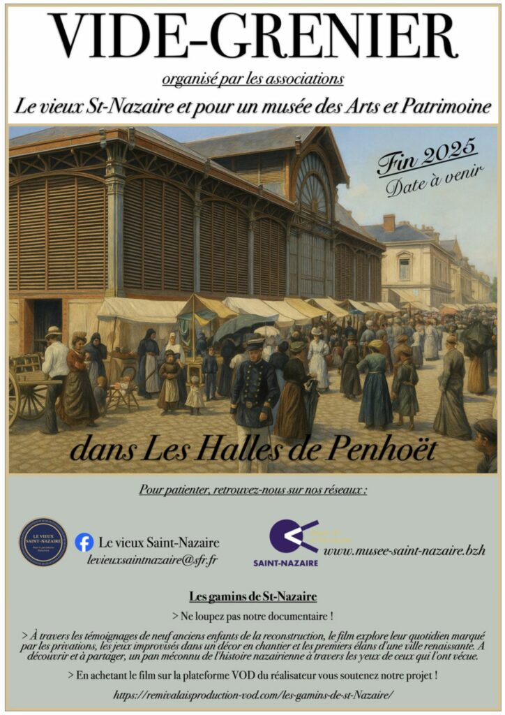Vide grenier à Méan-Penhoët organisé par le musée de Saint-Nazaire.bzh